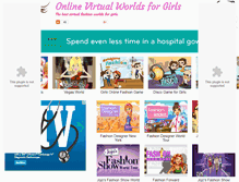Tablet Screenshot of onlineworldsforgirls.com